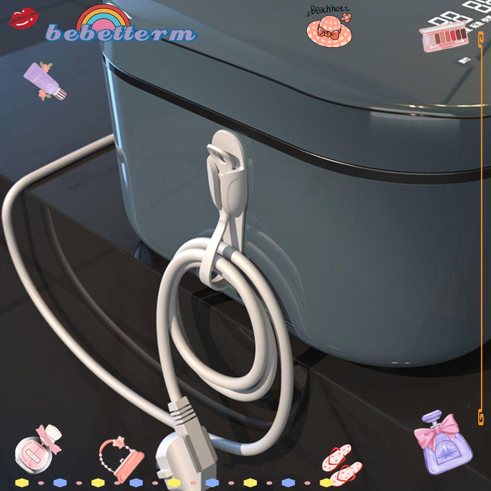 BEBETTERM Giá Đỡ Cuộn Dây Điện Tự Dính Thông Dụng Sắp Xếp Gọn Gàng Cho Nhà Bếp