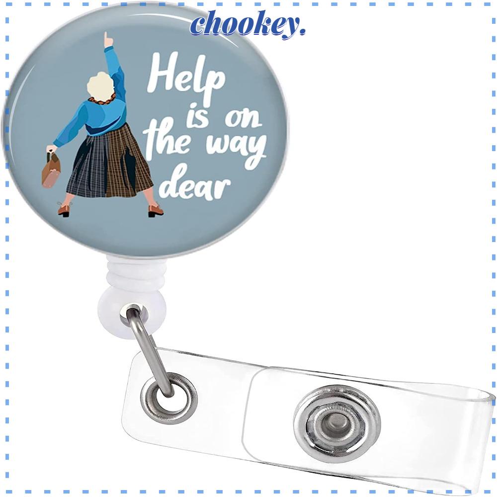 CHOOKEY Cuộn Dây Huy Hiệu Trang Trí Văn Phòng / Học Sinh Họa Tiết Vui Nhộn Mới