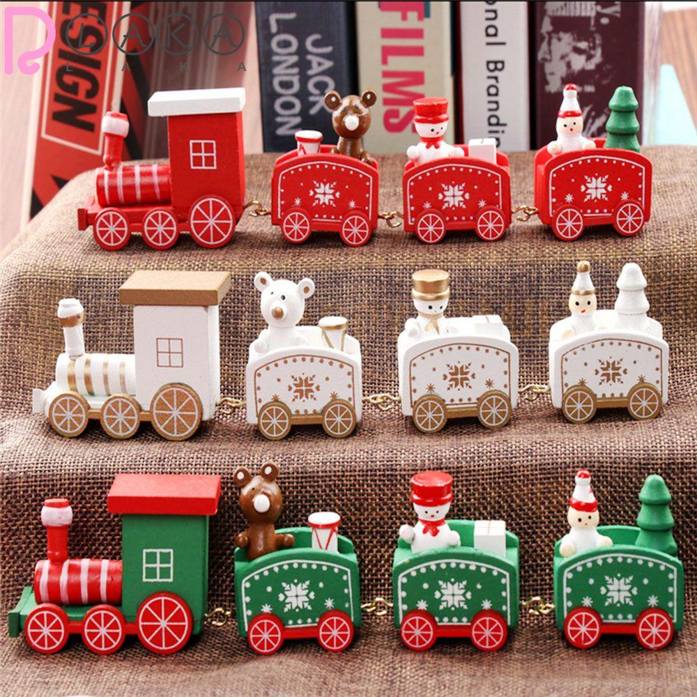 LAKAMIER Đồ Chơi Tàu Lửa Giáng Sinh Thân Thiện Với Môi Trường