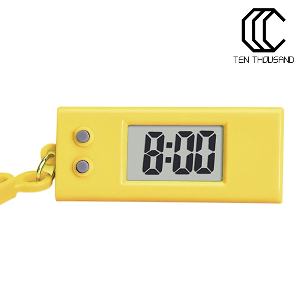 ✥Đồng Hồ Điện Tử Màn Hình LCD Hình Tam Giác Để Bàn Không Ồn Cho Học Sinh
