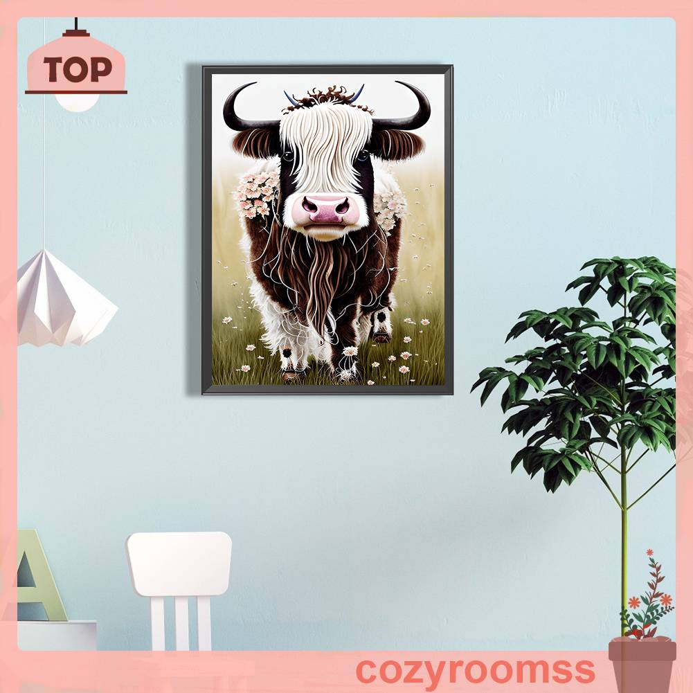 Tranh Đính Đá Kim Cương Toàn Bộ 5D DIY Hình Vẽ Động Vật