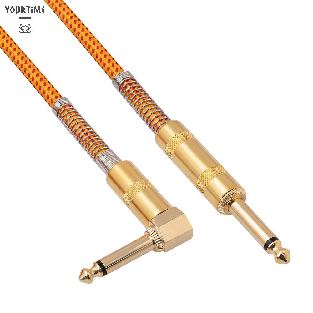 Cáp KếT NốI TS Sang 1 / 4-Inch TS 6.35mm Mạ VàNg 6.35mm Cho ĐàN Guitar 1 / 4-Inch