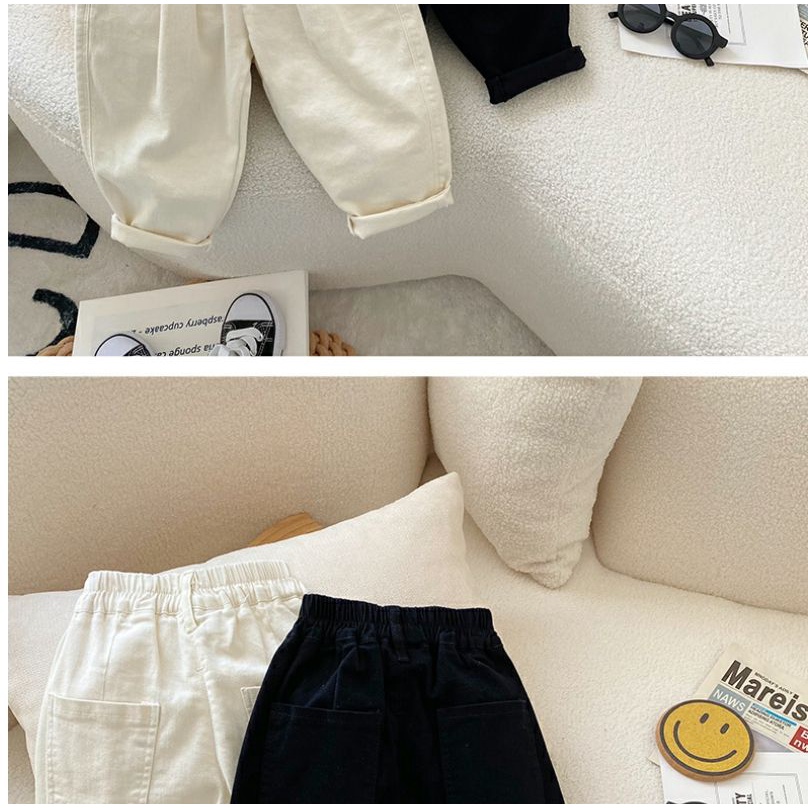Quần Dài Thời Trang Xuân Hè Phong Cách Hàn Quốc Dành Cho Bé Trai