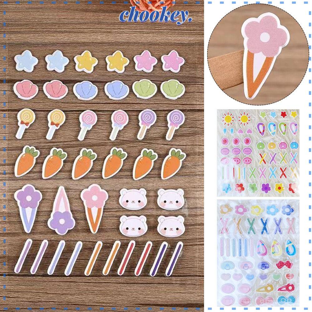 CHOOKEY Bộ 3 Kẹp Tóc Búp Bê Dễ Thương