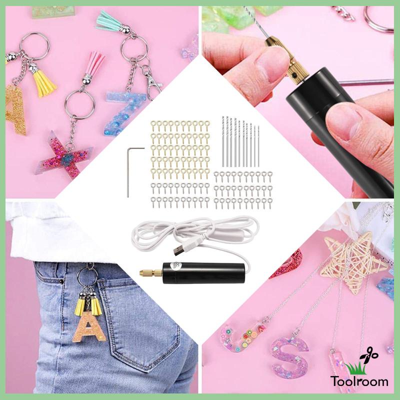 Máy Khoan Điện USB Cầm Tay Bằng Nhựa Resin Phong Cách A