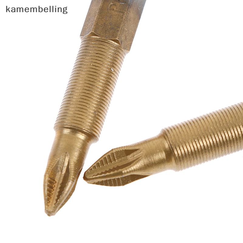 Kamembelling Bộ 5 Mũi Tuốc Nơ Vít Lục Giác PH2 Phủ Titan Bền Chống Trượt 50mm EN