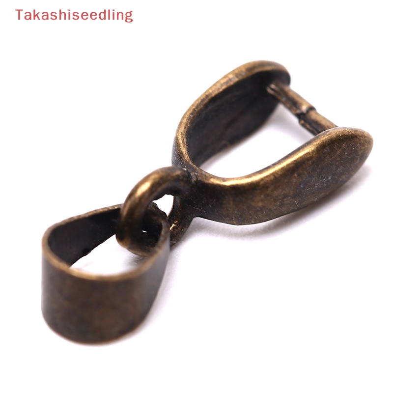 (Takashiseedling) Set 20 Móc Khóa Kẹp Nối Màu Bạc / Vàng / Bạc Làm Trang Sức