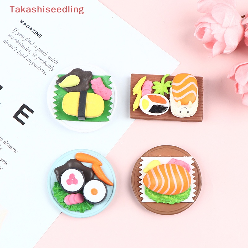 Mô Hình Sushi Mini Tỉ Lệ 1: 6 Trang Trí Nhà Búp Bê Phong Cách Nhật Bản