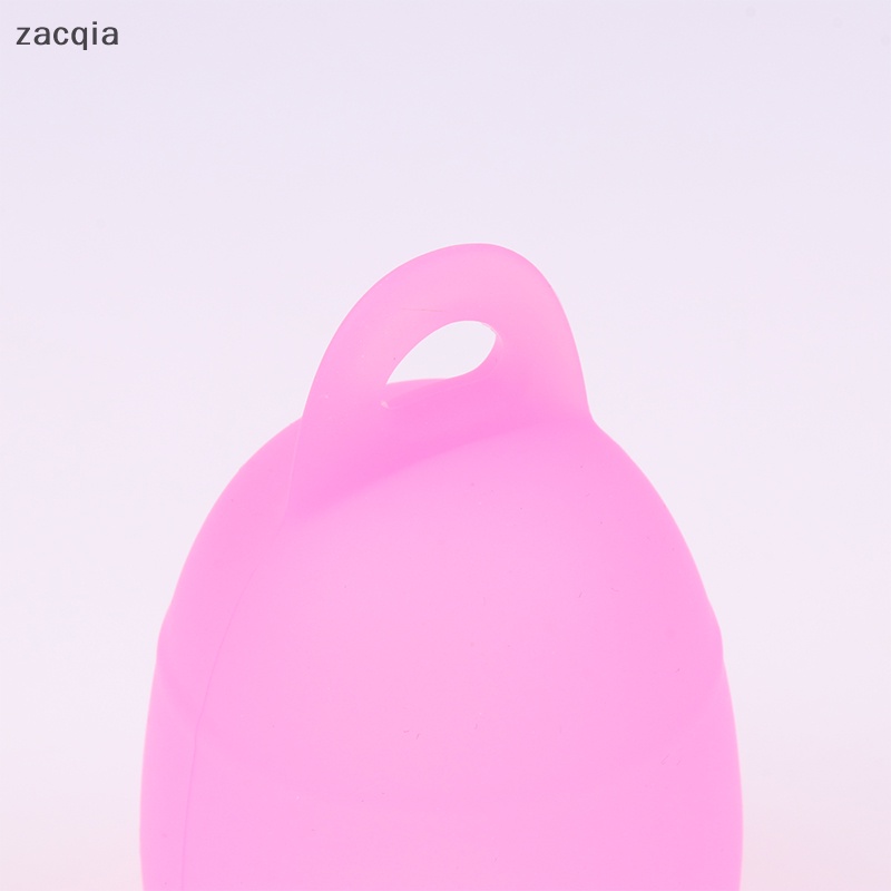 [zacqia] 1 Cốc Nguyệt San Bằng Silicon Mềm Nhạy Cảm Có Thể Tái Sử Dụng