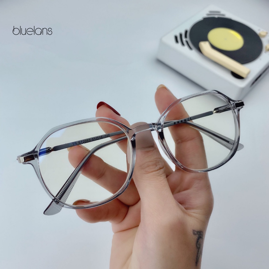 Kính Mát Gọng Đa Giác Chống Ánh Sáng Xanh Cho Cả Nam Và Nữ