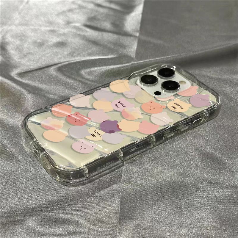 Ốp Điện Thoại Mềm Trong Suốt In Hình Gấu Dễ Thương Cho Iphone 1312sins 11 / 8 xriPhone14promax7 8WFZ