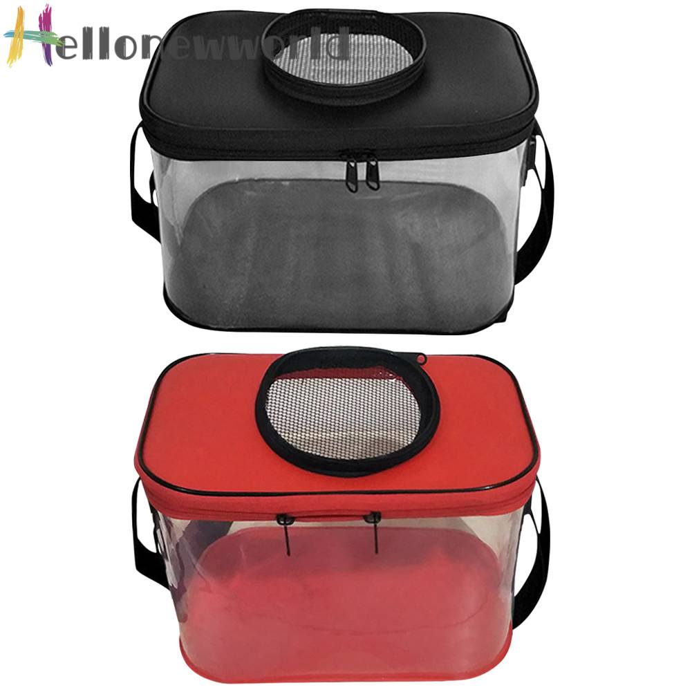 Xô Đựng Cá Bằng EVA Trong Suốt Thoáng Khí Có Thể Gấp Gọn Tiện Dụng