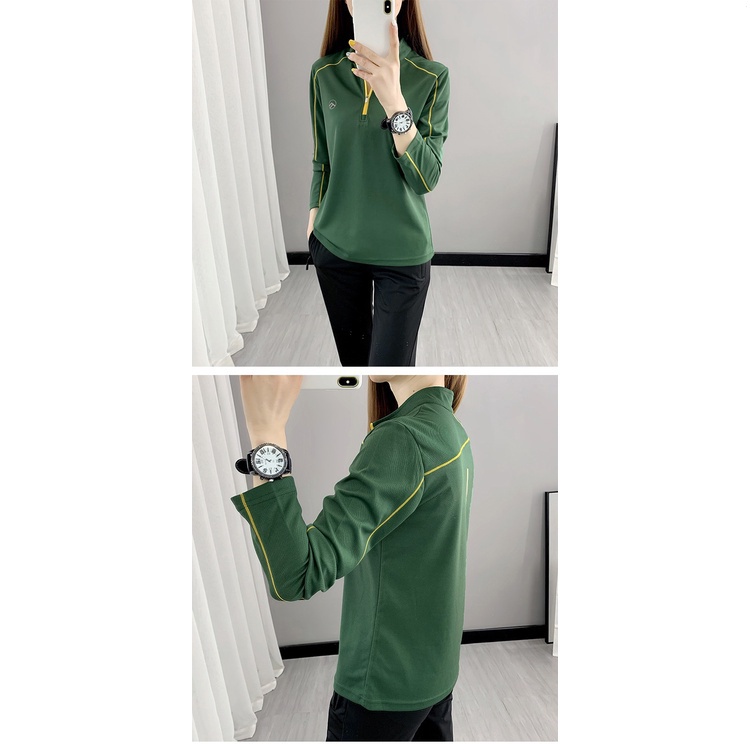 Áo Thun Thể Thao Tay Dài Chất Liệu Thấm Hút Khô Thoáng Nhanh Chóng