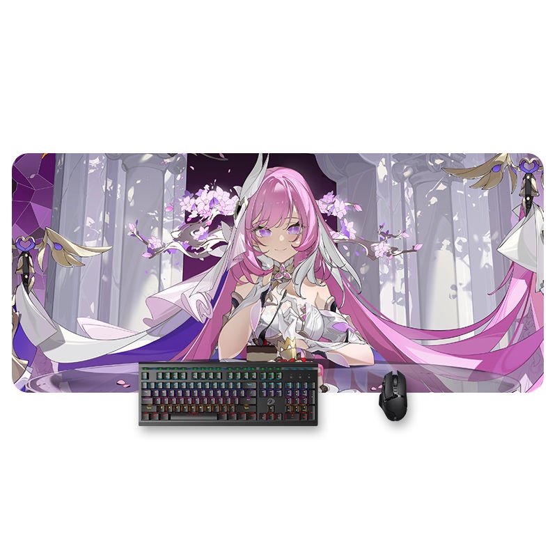 Honkai Impact 3rd Super Mouse Pad Elysia Mobius Cute Two-Dimensional Beauty Gaming Desk Pad