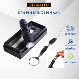 Đèn pin police mini 3w dùng 1 pin aa