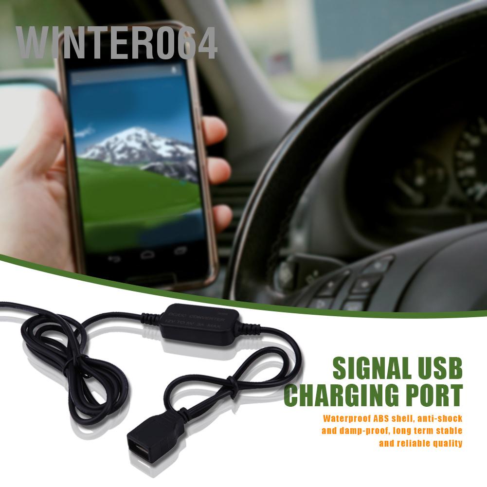 Winter064 Mô-đun Bộ Chuyển Đổi DC 3A 12V Sang 5V Tín Hiệu Đầu Ra USB Nguồn Điện Điều Chỉnh Áp