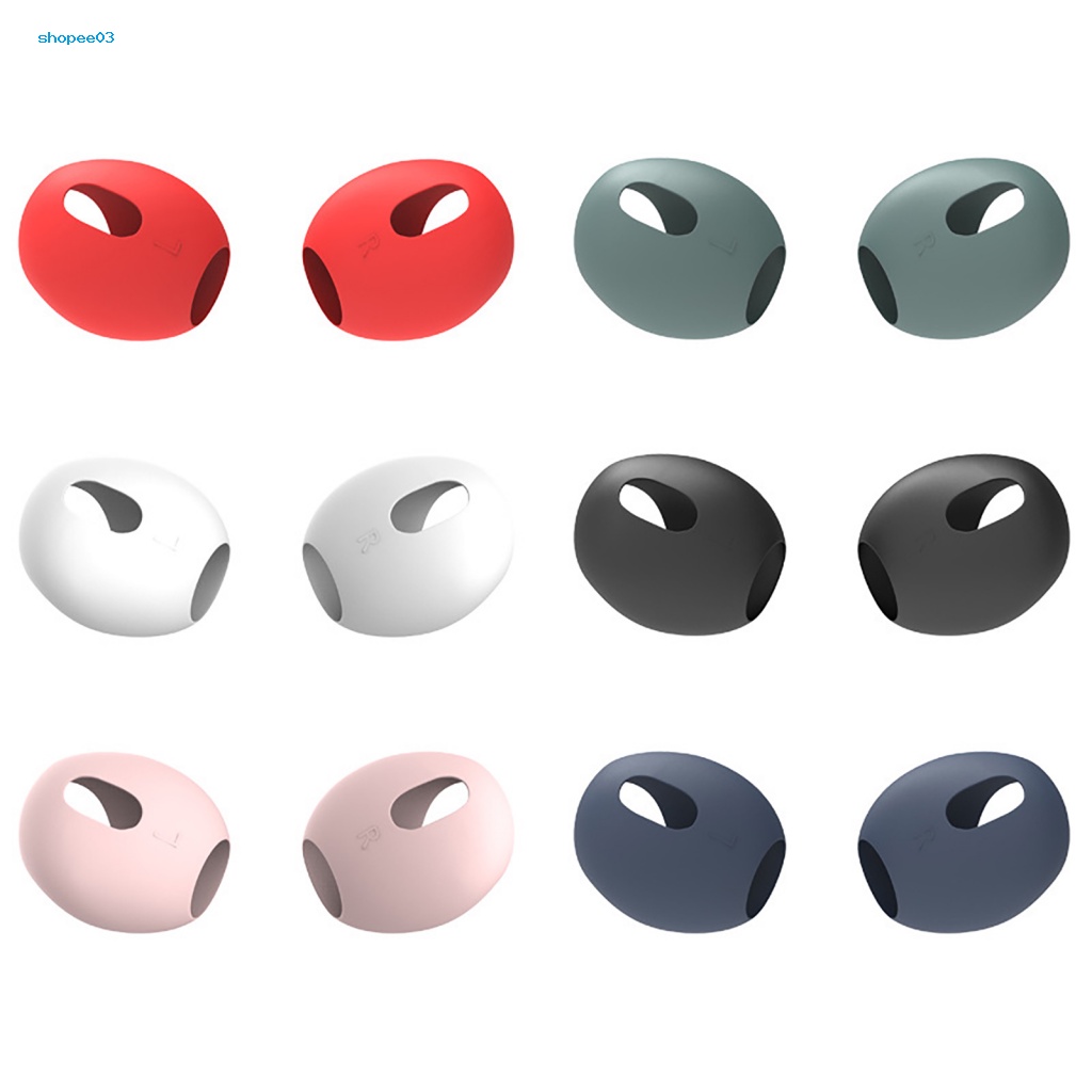 1 Cặp Đệm Tai Nghe Nhét Tai Không Dây Mềm Cách Âm Siêu Mỏng Thoải Mái Cho Airpods 3