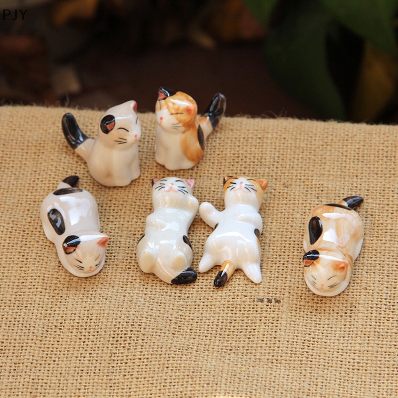 Đồ Gác Muỗng Nĩa Bằng Gốm Sứ Hình Mèo May Mắn Dễ Thương Trang Trí Nhà Cửa