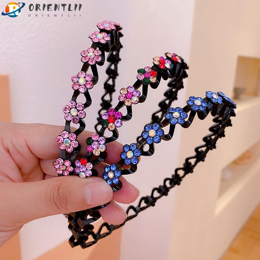 ORIENTLII Cài Tóc Hoa Đính Đá Cho Cô Dâu