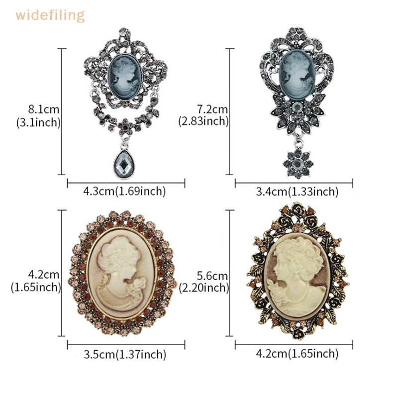 Trâm Cài Áo Đính Đá Phong Cách Vintage Thời Trang