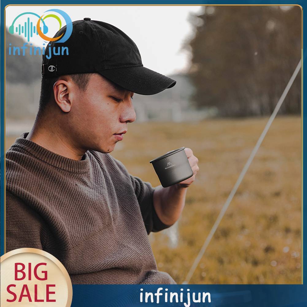 Cốc Uống Nước Có Tay Cầm Có Thể Gập Lại Tiện Dụng Mang Theo Du Lịch Cắm Trại