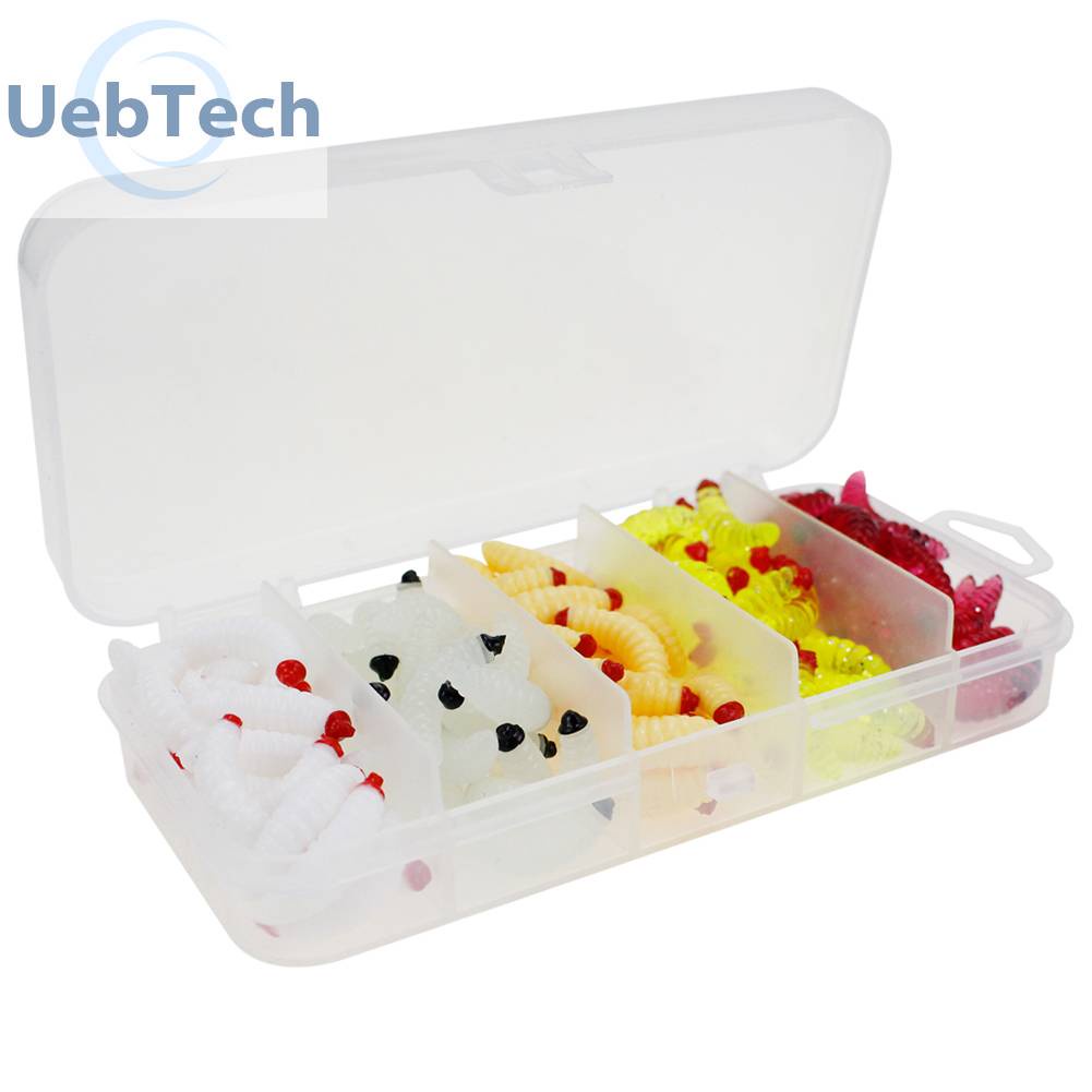 Mồi Câu Cá Giả Bằng PVC Mềm Phát Sáng Trong Đêm 2cm 0.4g