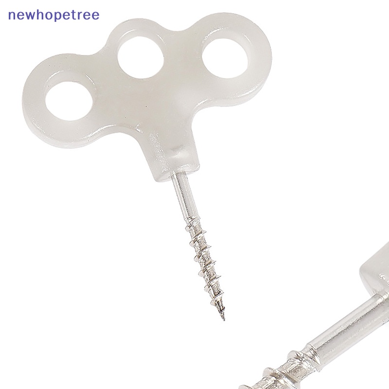 Ntvn Set 2 Đinh Ốc Ba Mắt Dạ Quang Bằng Thép Không Gỉ Dùng Cắm Trại Ngoài Trời / Lều Trại / Dây Thừng OIK