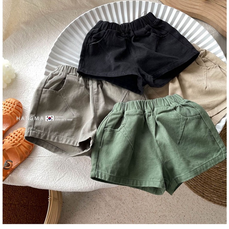 Quần Short Vải cotton Màu Kẹo Phong Cách Hàn Quốc Thời Trang Mùa Hè Cho Bé Trai
