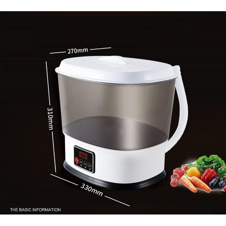 Máy rửa thực phẩm rau củ quả khử trùng ozone 10L Taiwan Fresh - SUPPERDECOR