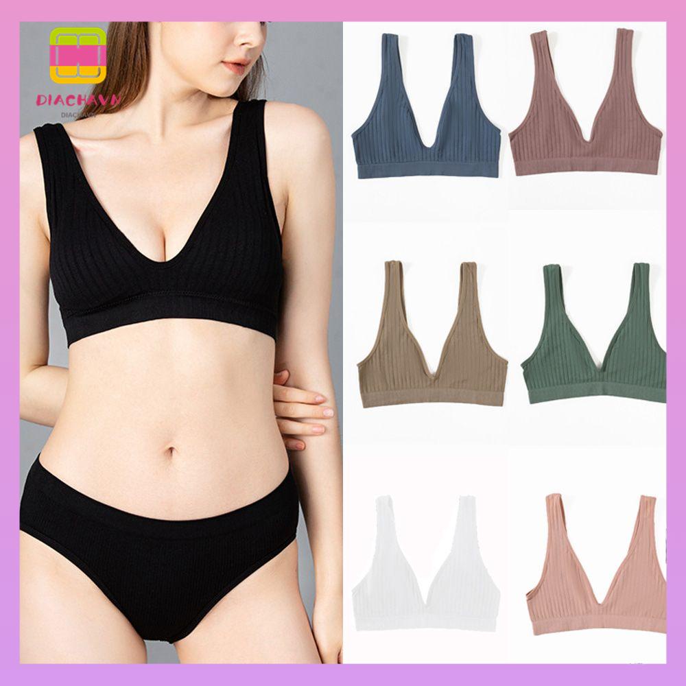 DIACHAVN Áo Ngực Thể Thao Không Đường May Thoáng Khí Thời Trang Cao Cấp