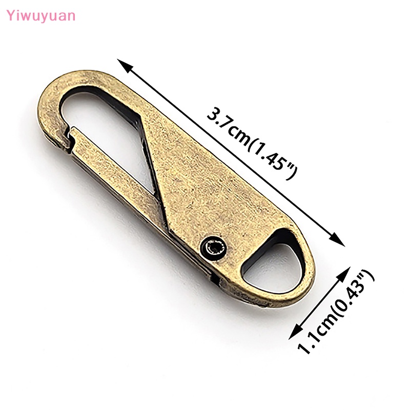 Set 5 Khóa Kéo Kim Loại Có Thể Tháo Rời Thay Thế Cho Áo Khoác / Đồ Thủ Công Diy Mới