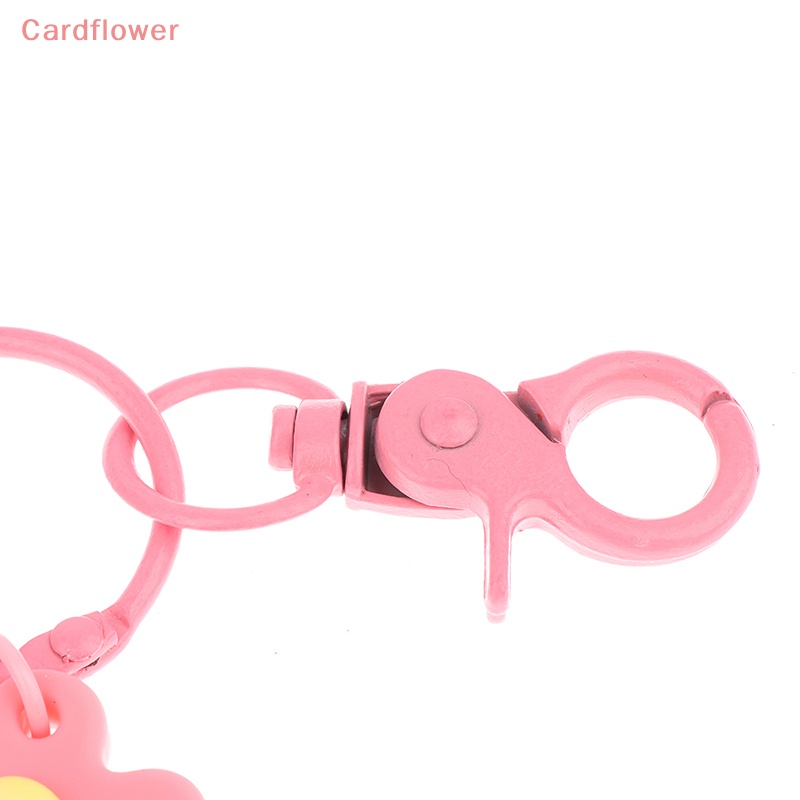 1 Móc Khóa Hình Bông Hoa Bằng Len Dễ Thương