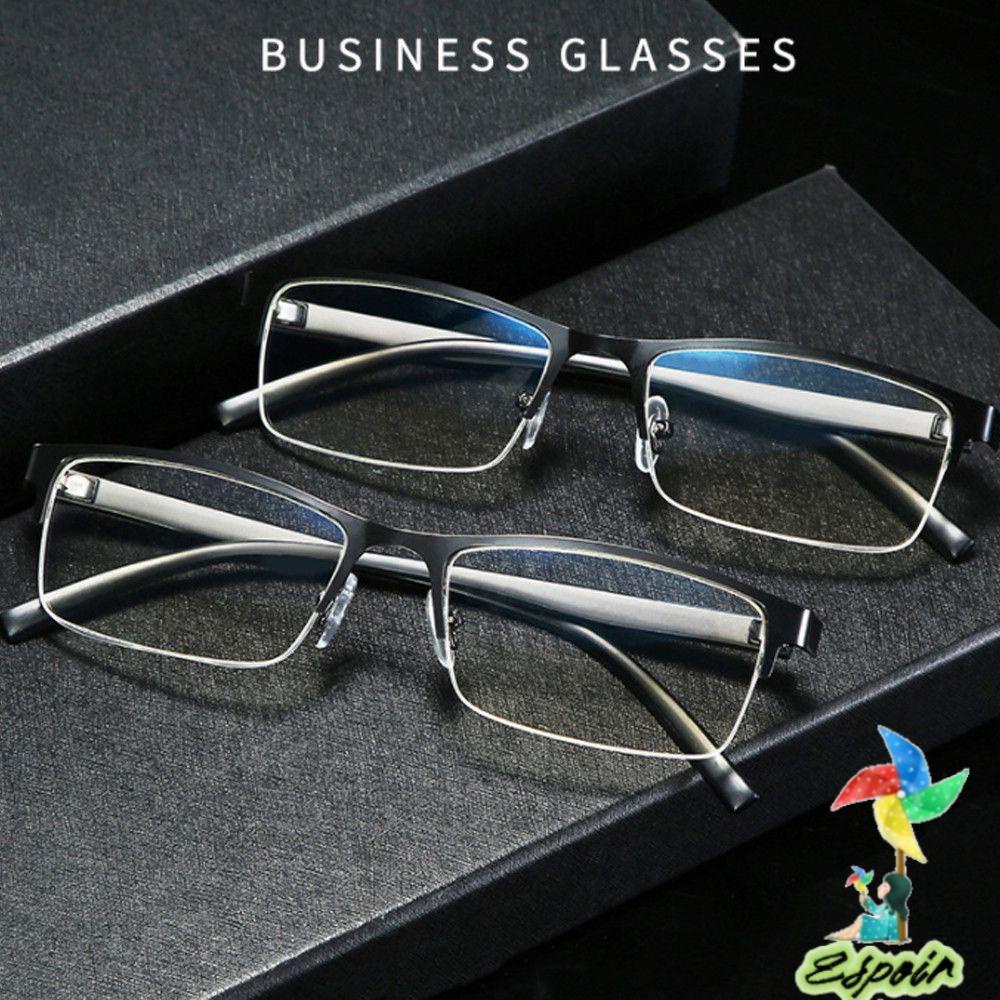 ESPO Mắt Kính Gọng Kim Loại Siêu Nhẹ Chăm Sóc Tầm Nhìn Ban Đêm Dành Cho Nam