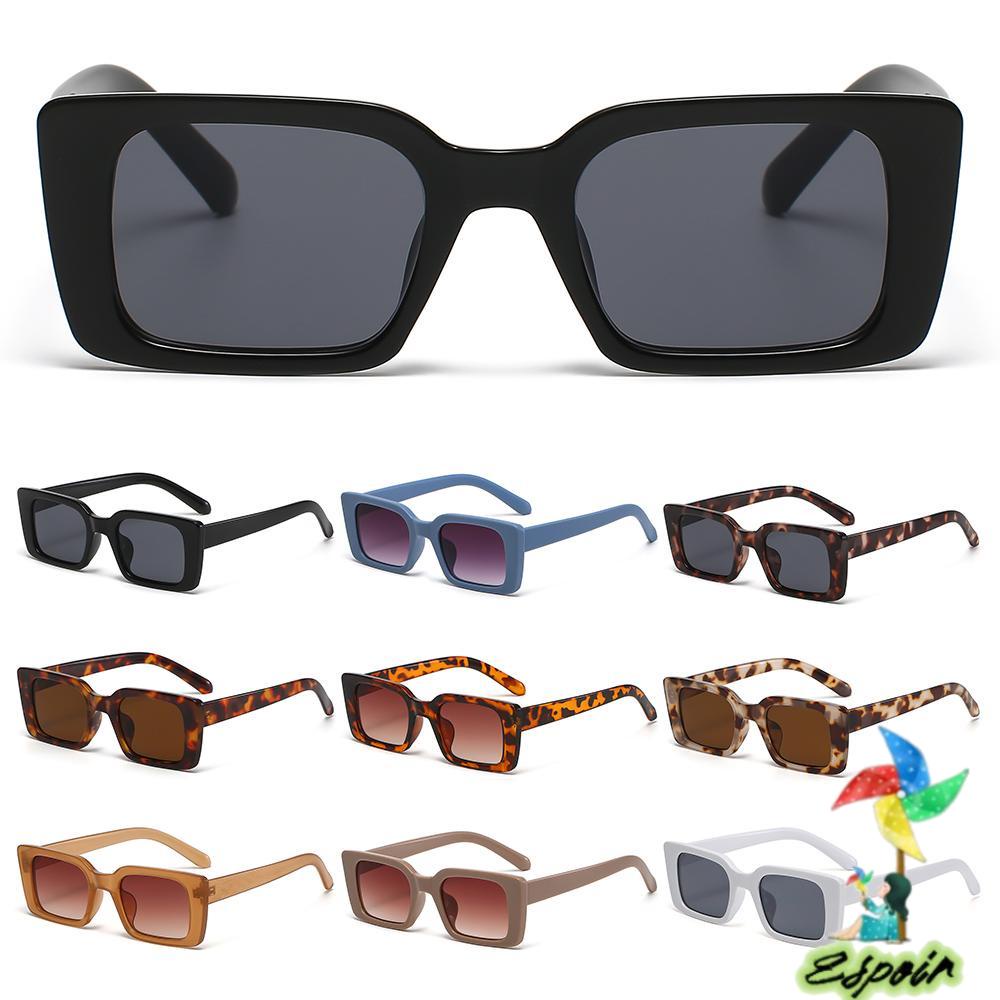 ESPO Kính Mát Gọng Vuông Nhỏ Phong Cách Vintage Thời Trang Cho Nữ