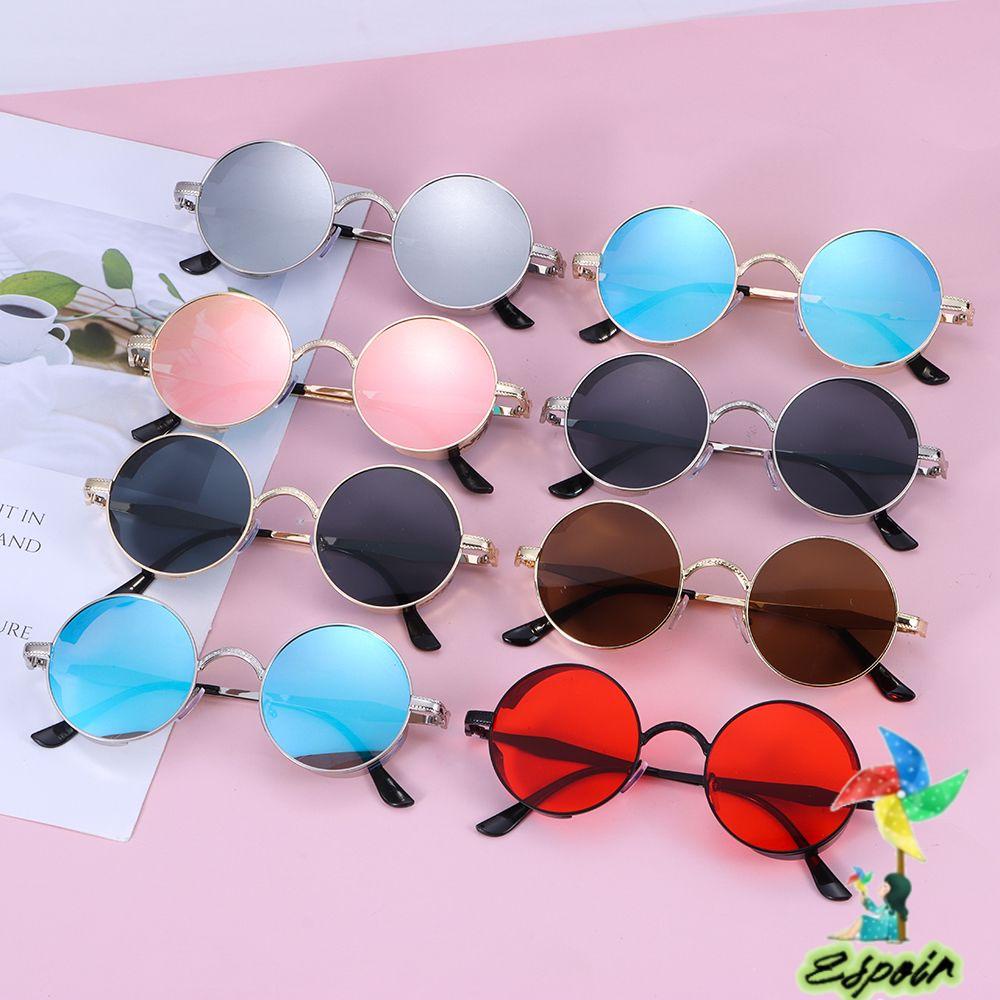 ESPO Kính Mát Gọng Kim Loại Chống Tia UV400 Phong Cách Gothic