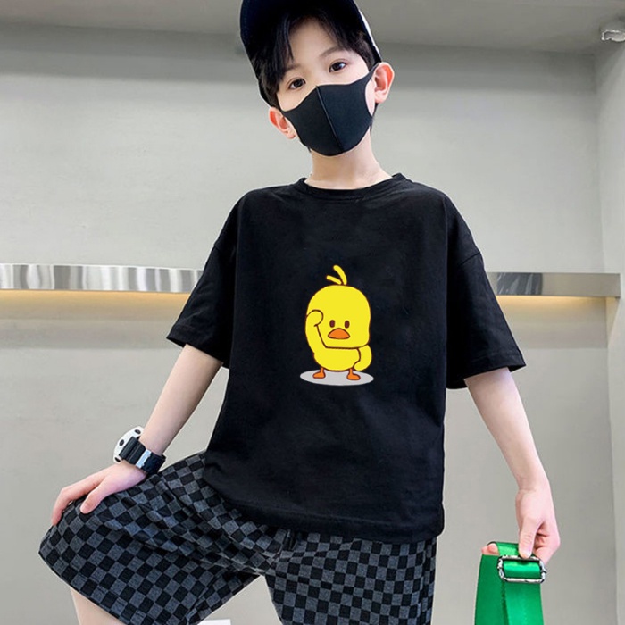Mới Áo Thun 100% Cotton Tay Ngắn Unisex Cho Bé