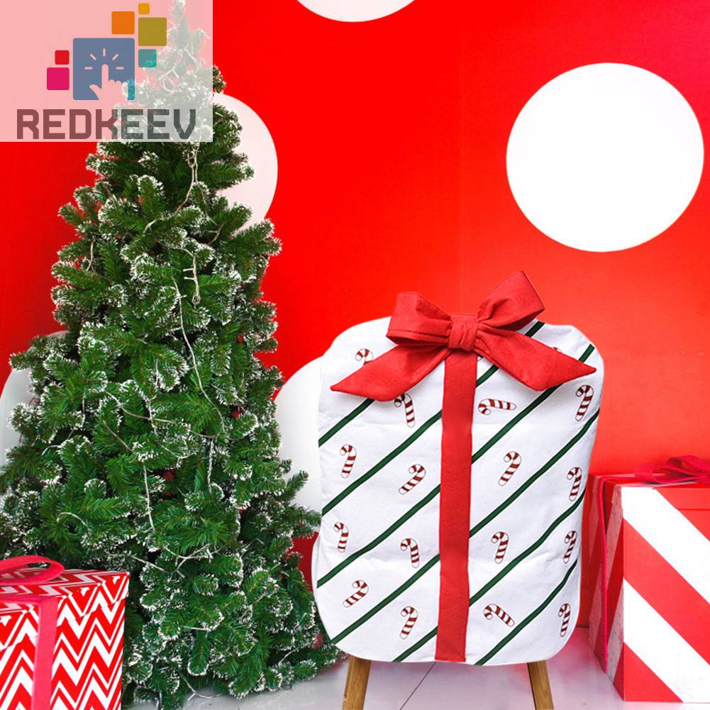 Vỏ Bọc Ghế Họa Tiết Giáng Sinh Trang Trí Nội Thất