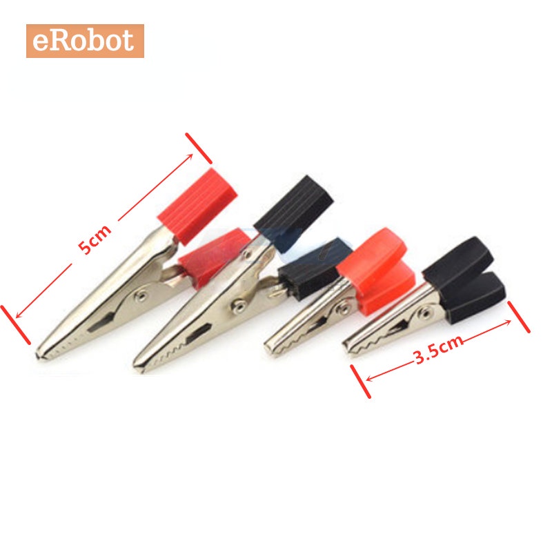 Set 10 Kẹp Cá Sấu Cách Điện 35mm / 50mm