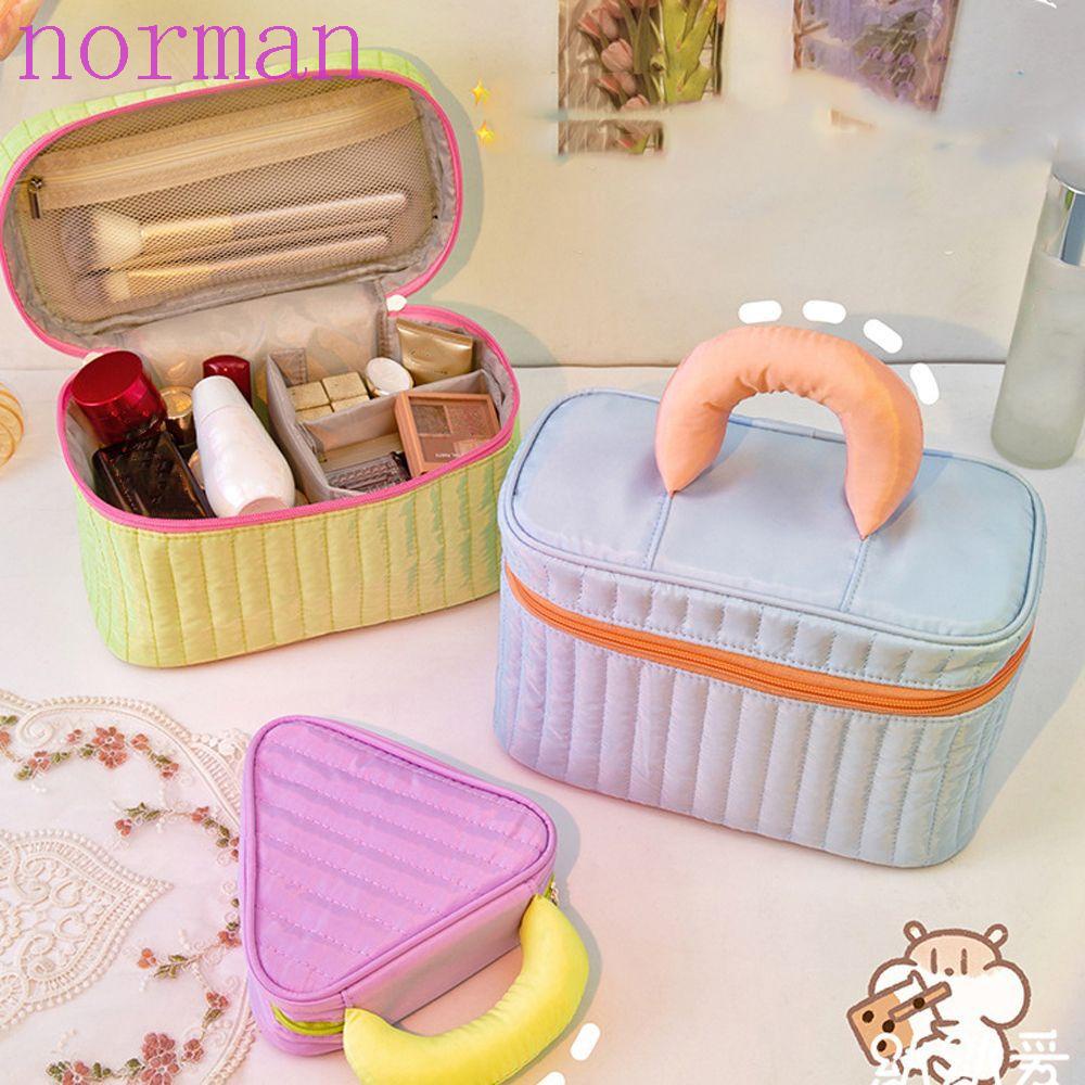 NORMAN Túi Đựng Mỹ Phẩm Du Lịch Phong Cách Vintage Thời Trang Cho Nam Nữ