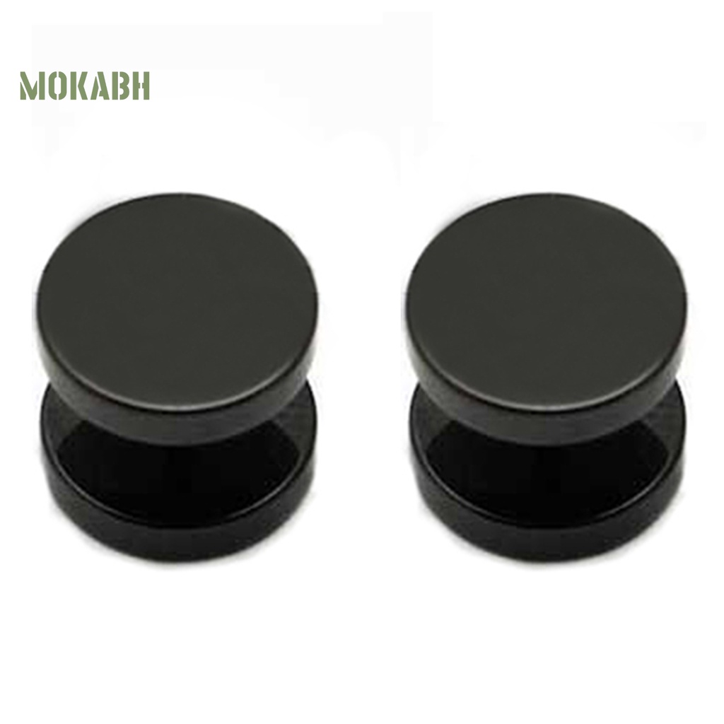 [Mok Abh] Bông Tai Chống Rỉ Sét Phong Cách Punk Gothic Tinh Tế Cho Nam Dự Tiệc