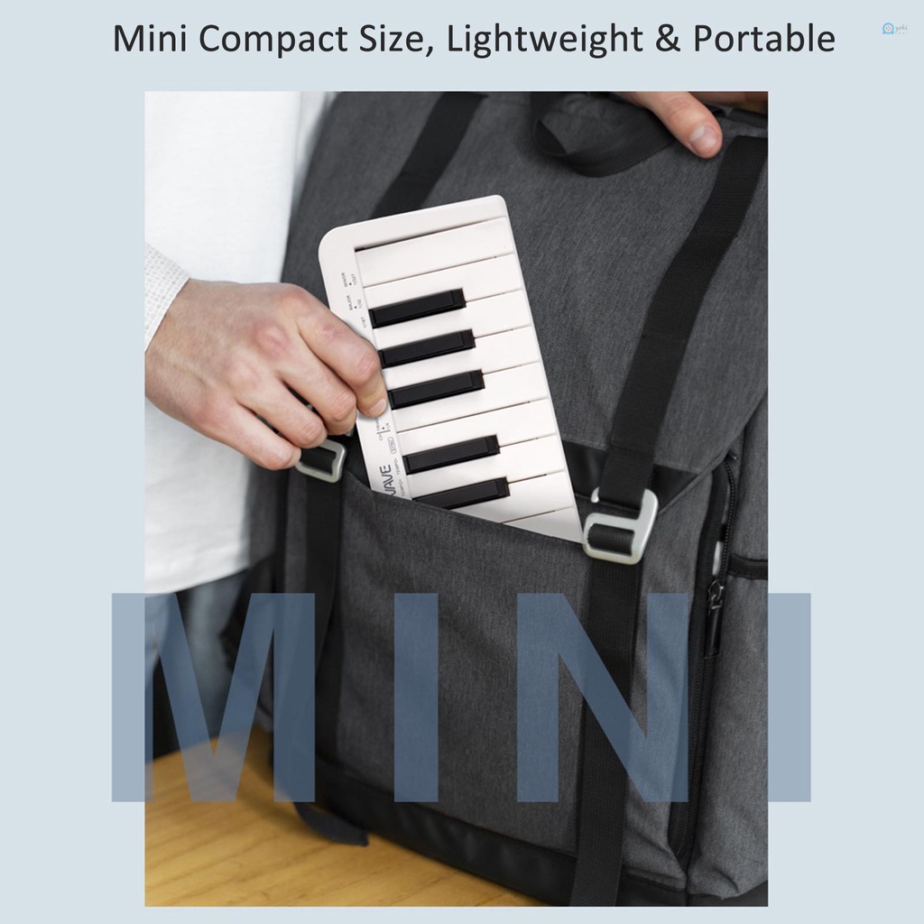 Bộ Bàn Phím MIDI  M-VAVE SMK-25mini 25 Phím Mini Với 25 Nút Có Thể Sạc Lại