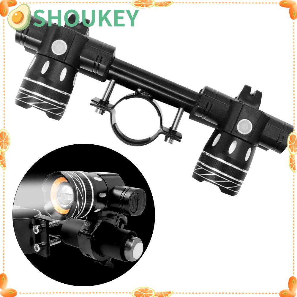 SHOUKEY Đèn Pha Chống Thấm Nước Sạc USB Dành Cho Xe Đạp Điện Scooter