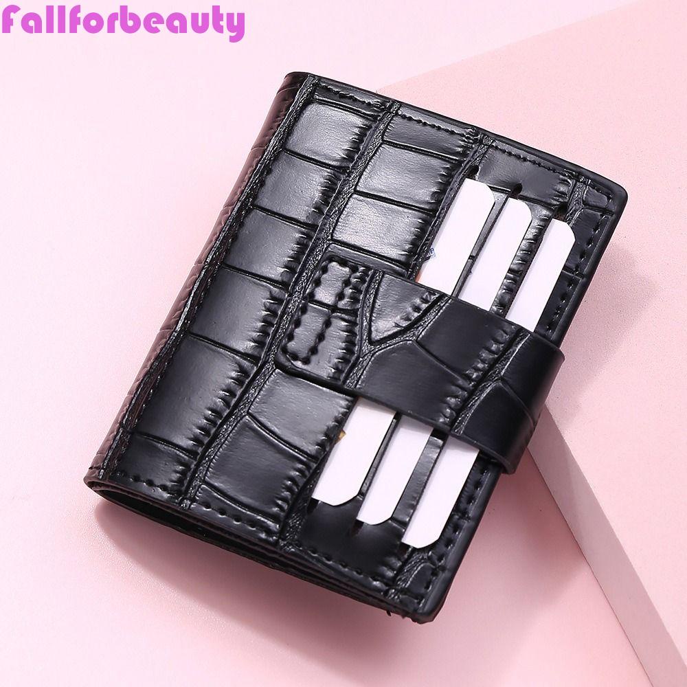 FALLFORBEAUTY Ví Ngắn Đựng Thẻ ID / Tiền Xu Thời Trang Sang Trọng Cho Nam Và Nữ