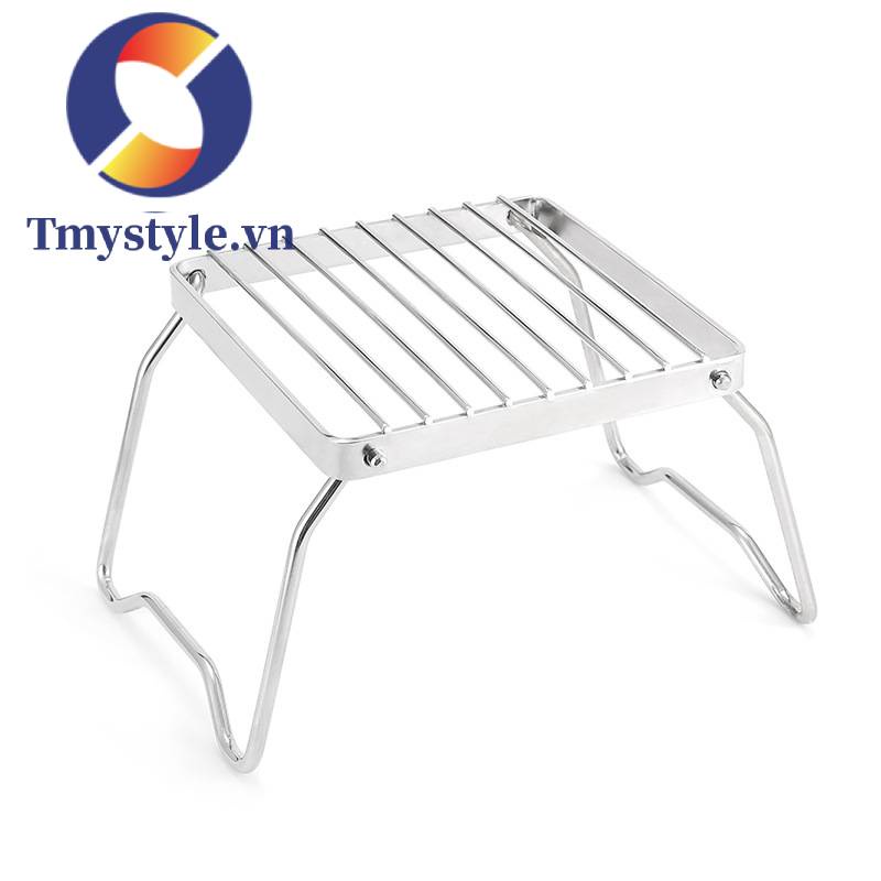 Vỉ Nướng BBQ Bằng Thép Không Gỉ Có Thể Gấp Gọn Tiện Dụng Mang Theo Du