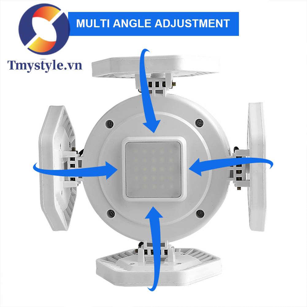 Đèn Cắm Trại Năng Lượng Mặt Trời Chống Thấm Nước 85W Gấp Gọn Tiện Lợi