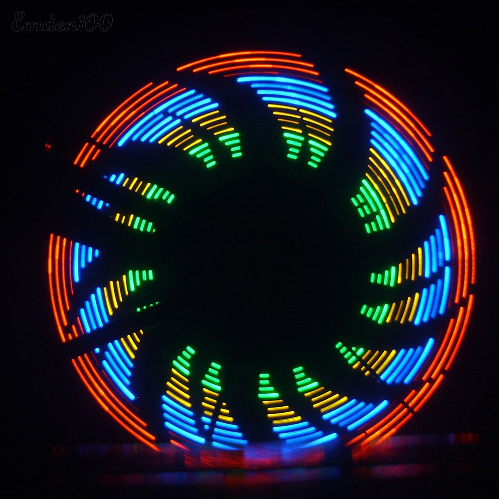 Đèn Led 32 Bóng Nhiều Màu Gắn Căm Xe Đạp