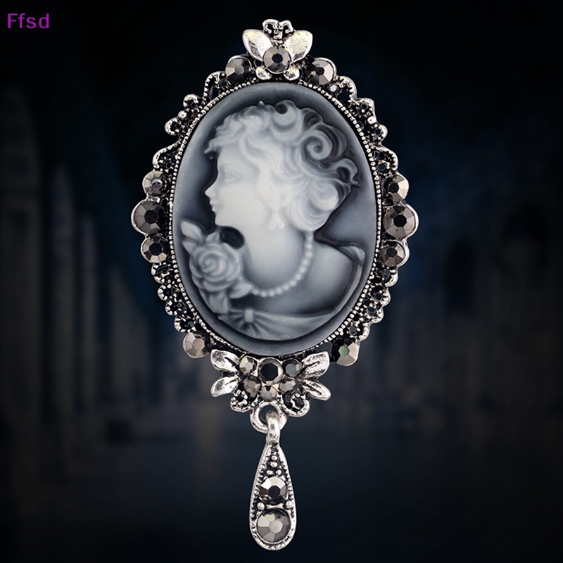 {Ffsd} Trâm Cài Áo Pha Lê Phong Cách Cameo Victorian Mới Cho Tiệc Cưới * Bán Chạy