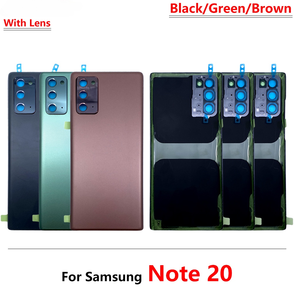 Mới Nắp Đậy Pin Thay Thế Cho Camera Sau Điện Thoại Samsung Galaxy Note 20 S20 Ultra