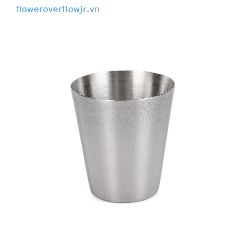 Set 4 Cốc Bằng Thép Không Gỉ Tiện Dụng Mang Theo Du Lịch Cắm Trại