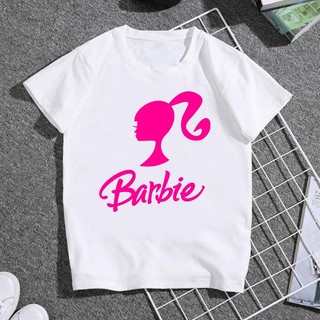 Áo Thun Nữ Tay Ngắn In Hình Búp Bê Barbie